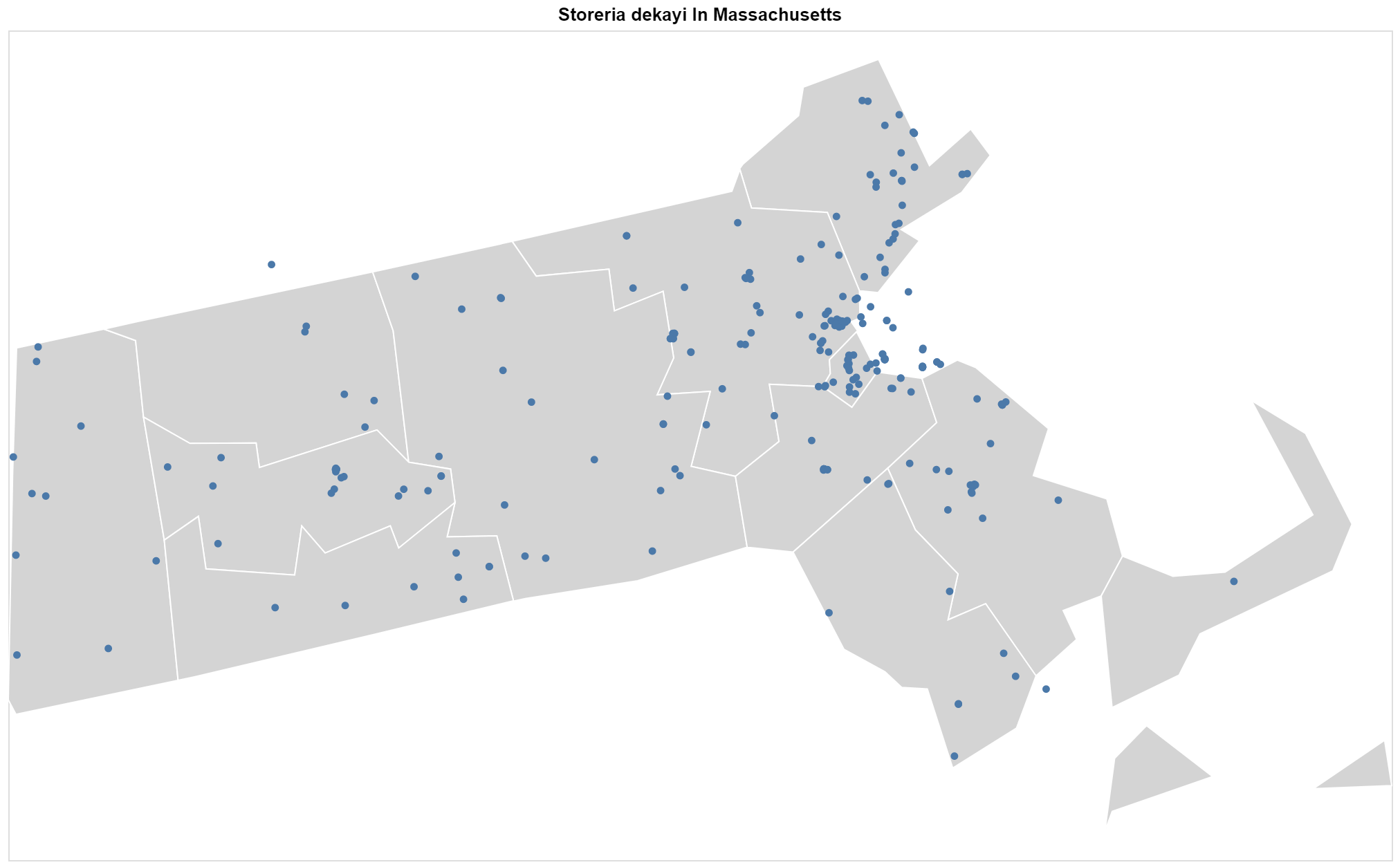 Storeria dekayi Massachusetts map