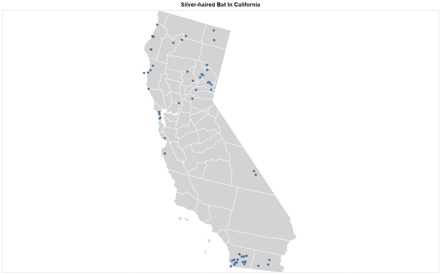 Bats in California Types, Distribution Map, And Facts